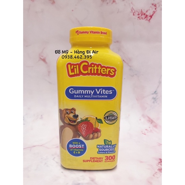 Kẹo Dẻo L'il Critters Gummy Vites