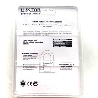 Ổ khoá LUXTOP 5 phân càng dài chìa khoá vuông solex