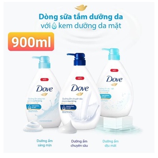 Sữa tắm dove chai 900ml 900g