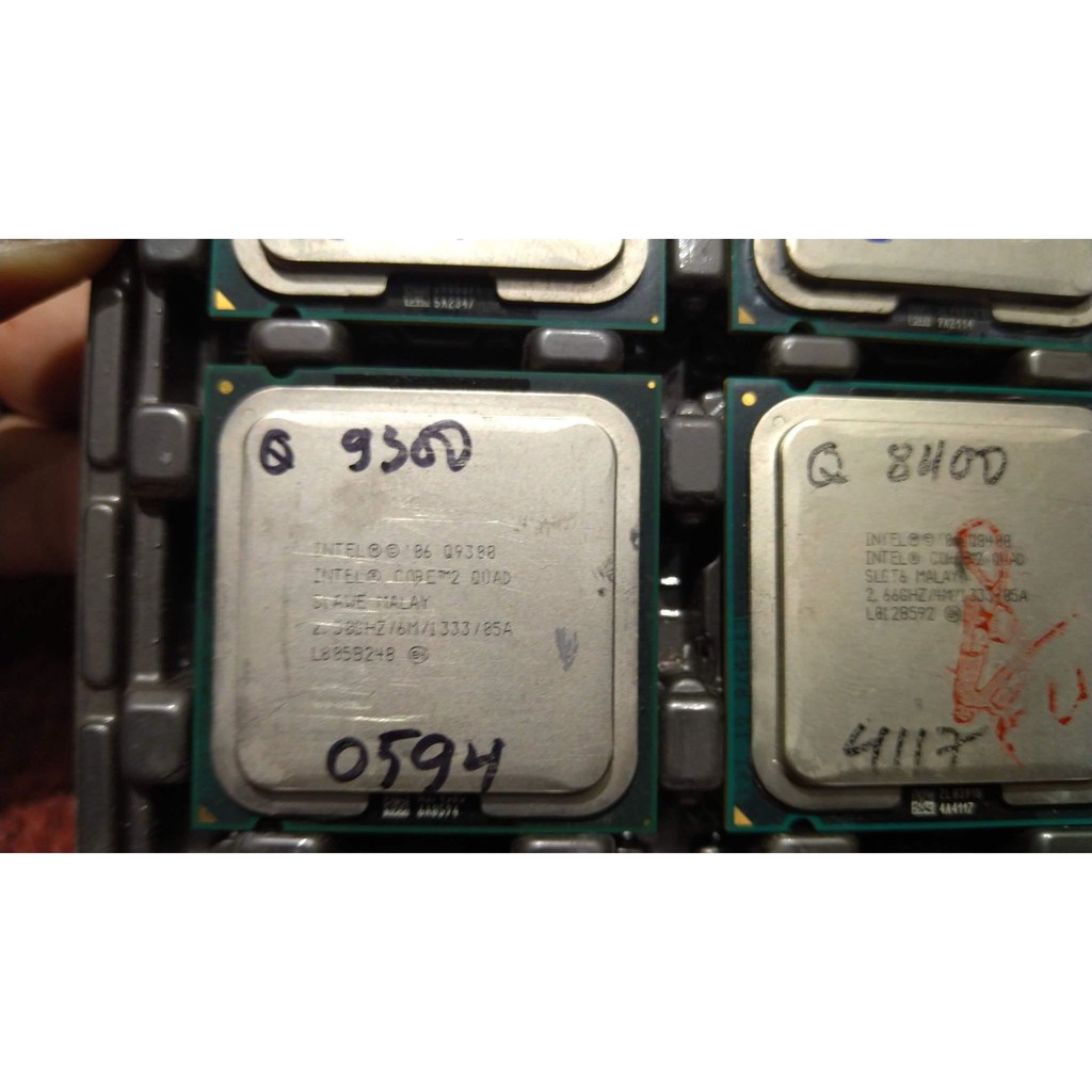 CPU Socket 775 Các dòng Q9550, Q9400,Q9300,Q8400,Q8300,Q8200,Q6600,E8400,E8500,E7500,E7300,E6700,E6600