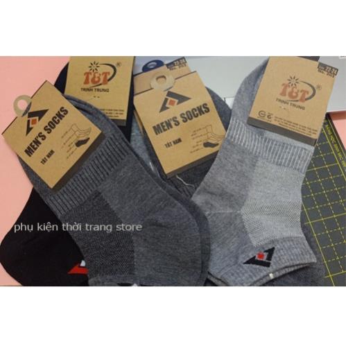 [KHO SỈ RẺ]Tất cổ ngắn nam thương hiệu Trịnh Trung t&amp;t giá rẻ nhất.
