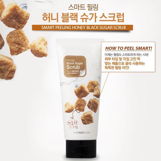 Tẩy da chết đường đen mật ong The Face Shop Honey Black Sugar Scrub