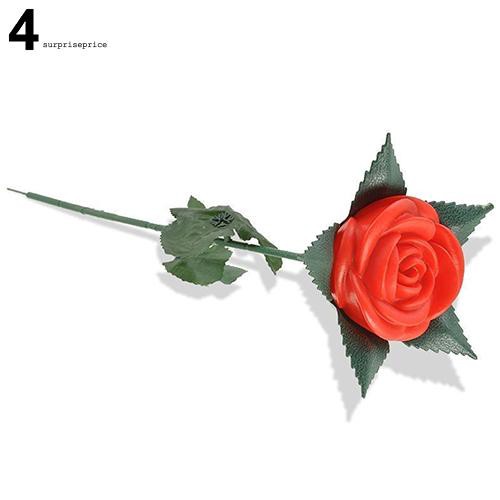 Đèn LED trang trí vườn hình hoa hồng lãng mạn