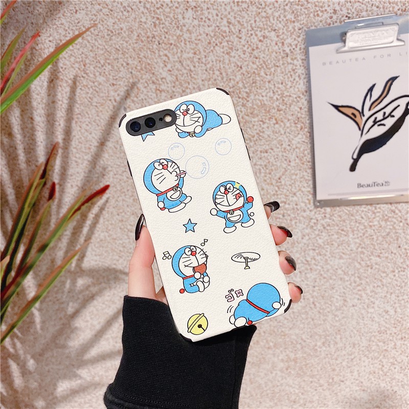 Ốp điện thoại lụa họa tiết doraemon cho Iphone 12 Pro Max 12 Mini 11 Pro Max Xs Max Xr 6 6s 7 8 Plus Redmi 8 Note 8 Pro | BigBuy360 - bigbuy360.vn