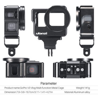 Case ULANZI G8-5 Vlog Cho GoPro 8 (vỏ nhôm)
