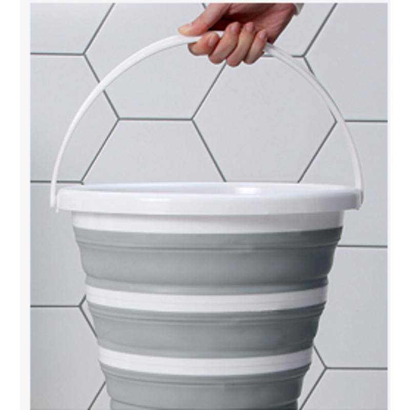 Xô Nhựa Silicone Đựng Nước Rửa Xe Hơi Có Thể Gấp Gọn Tiện Dụng