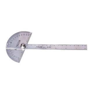 Thước đo góc 180 độ 90x150mm asaki ak-2587