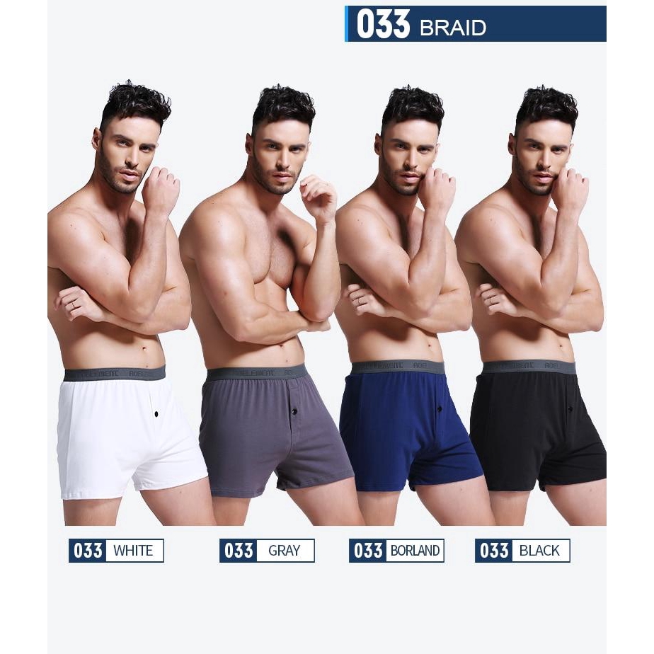 Quần Lót Boxer Cotton Thoải Mái Cho Nam