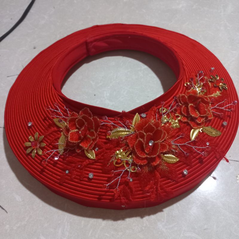 Khăn 25 vòng ren 3d điểm 100% hạt pha lê siêu xinh