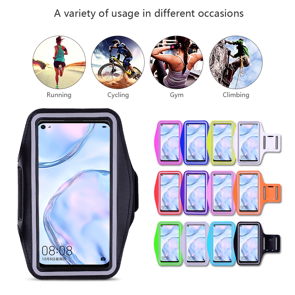 Ốp Điện Thoại Gắn Cánh Tay Khi Tập Thể Thao Cho HuaWei Nova 8 7 Pro 8i 7i 6 SE