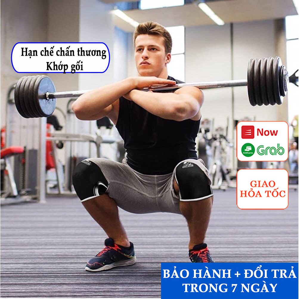 Bó gối tập GYM cao cấp GladiatorFit Spartan 8mm - Bảo vệ đầu gối ( 1 đôi)