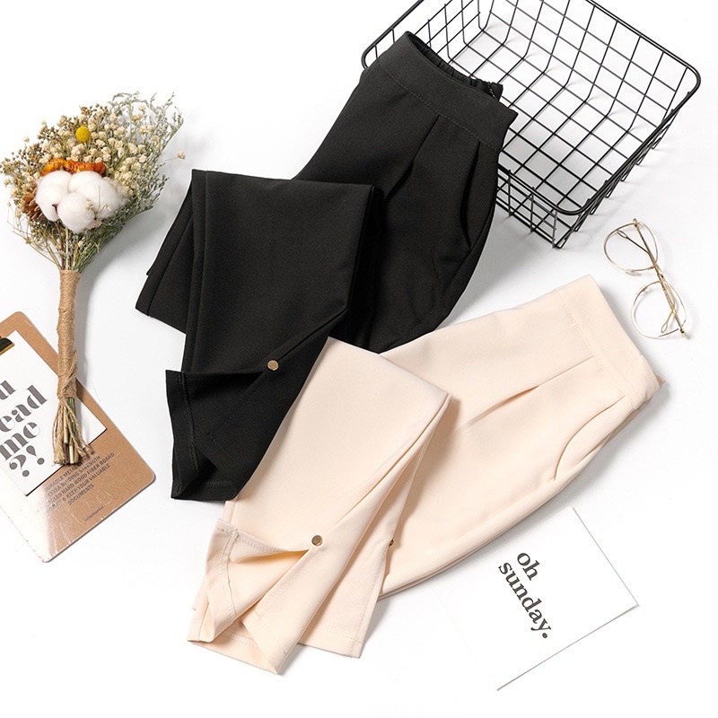 Quần tây 🌟 QUỐC DÂN 🌟 xẻ gấu siêu xinh tôn dáng ❤️❤️❤️ | BigBuy360 - bigbuy360.vn