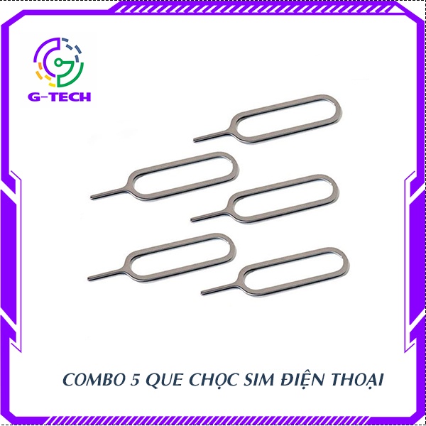 -Que chọc sim điện thoại bằng thép không rỉ dùng để lấy sim các dòng smart tiện dụng giá rẻ
