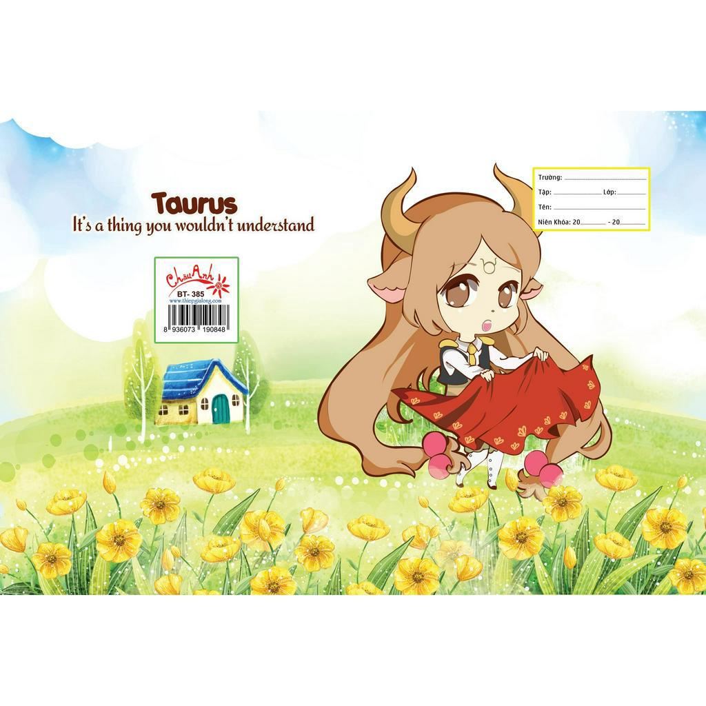 Set 10 bao tập Trà Sữa, Chibi | Giấy Bao Tập Cute