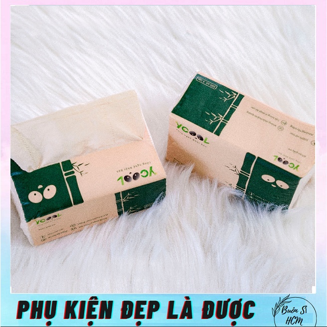 Khăn Giấy Rút YCOOL [thùng 30 gói/300 tờ/4 lớp] Mềm, Dai