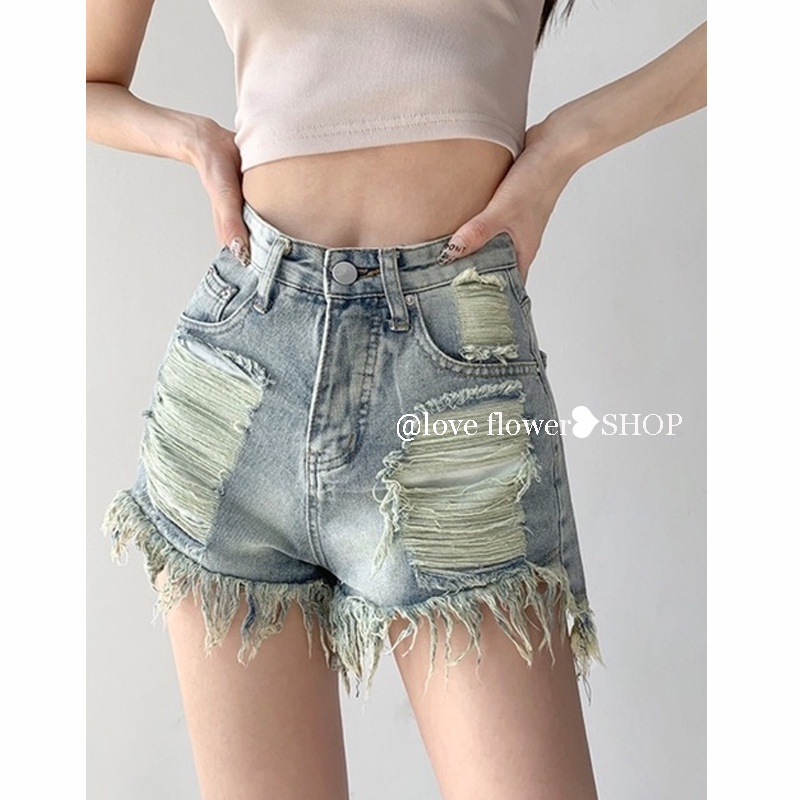 Quần Jeans Ngắn Thời Trang Hàn Quốc Dành Cho Nữ