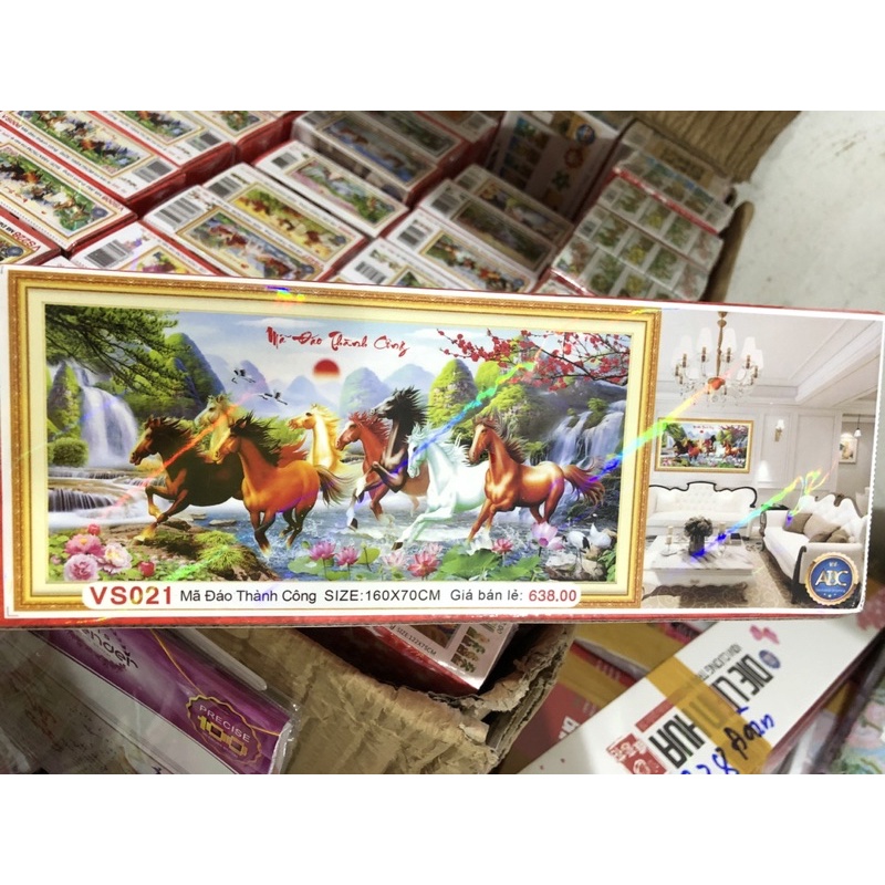 Tranh Đính Đá - Tranh thêu Mã Đáo Thành Công Lv032,Vs021,Vs020, Lv3022,Lv3023,Lv3305,lv3434,lv3107,lv3530,lv3529,lv3276