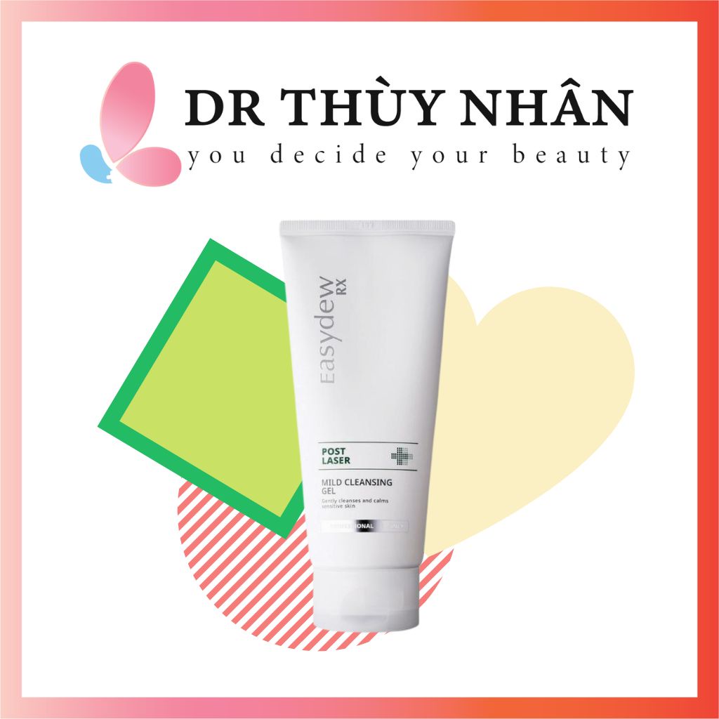 Sữa Rửa Mặt Easydew Rx Dạng Gel Dịu Nhẹ Dành Cho Da Nhạy Cảm Post Laser Mild Cleansing Gel 150ml