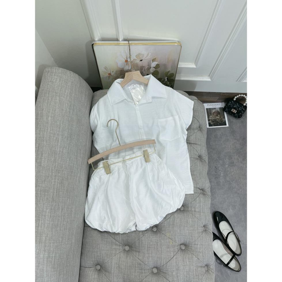 Set đồ nữ cá tính, set váy ngắn áo sơ mi đi chơi sang chảnh mùa hè đẹp 8A00029 THVVN | BigBuy360 - bigbuy360.vn