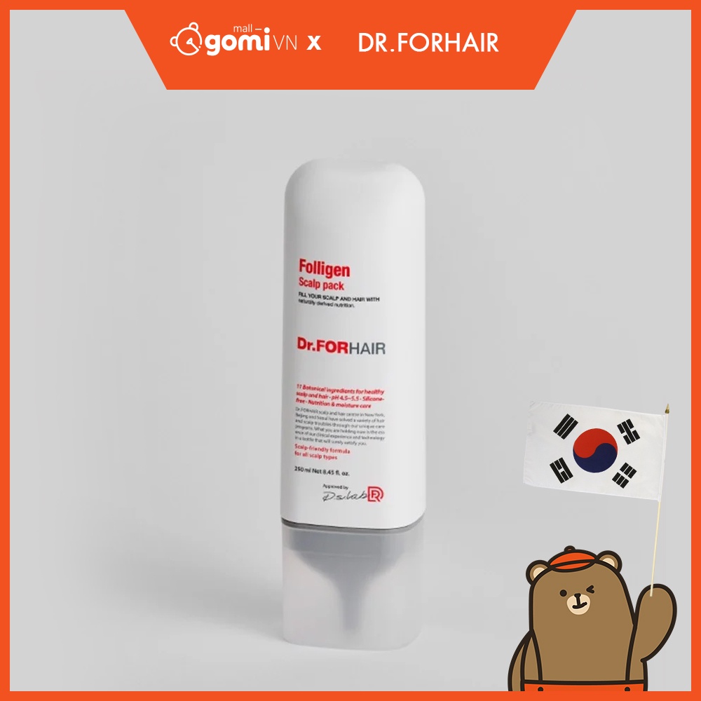 Dầu Xả Dưỡng Mượt Và Bổ Sung Dưỡng Chất Dr.FORHAIR Folligen Scalp Pack 250ml GomiMall