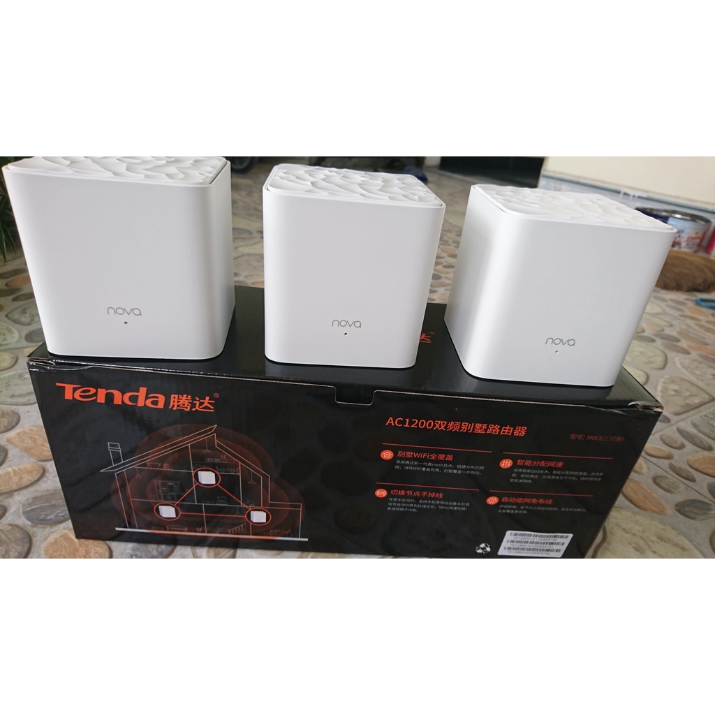 Bộ Phát Wifi Dạng Lưới Mesh Tenda Nova MW3 - Hàng Chính Hãng | WebRaoVat - webraovat.net.vn