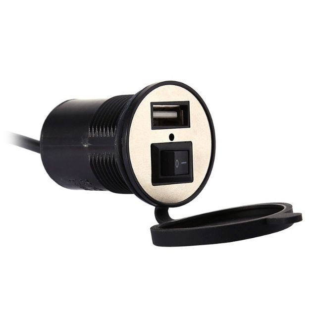 Bộ sạc điện thoại trên xe máy ô tô ắc quy 9 12 24V ra cổng Usb 5V2.1 A Grab Be Goviet xe ôm sạc nhanh an toàn dễ lắp đặt