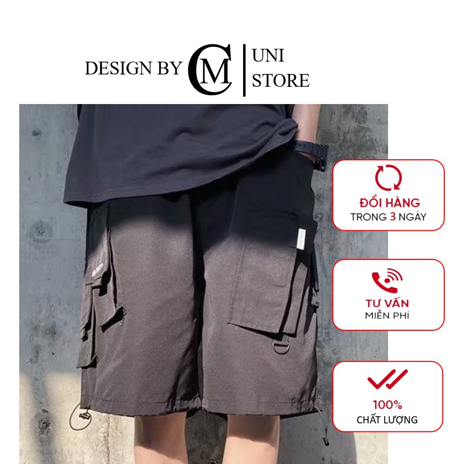 Quần Short Unisex MIN17 , quần đùi chun Unisex nam nữ phong cách Ulzzang .