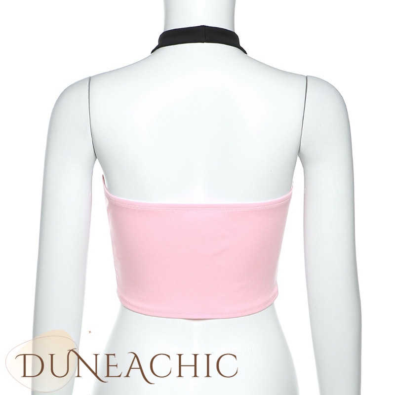 DUNEA Áo kiểu hở lưng quyến rũ thời trang dành cho nữ