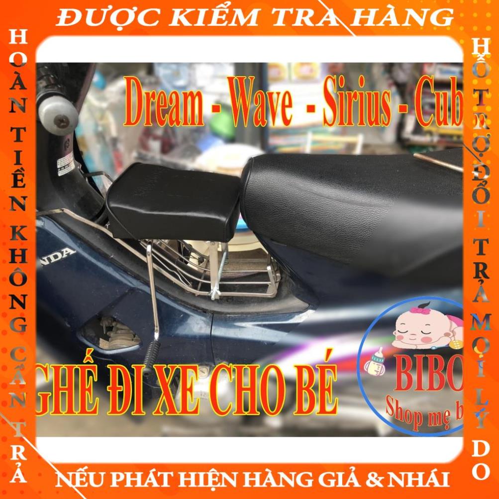 GHẾ ĐI XE MÁY DÀNH CHO XE SỐ / XE Dream - Wave - Sirius - Cub- Future nguyenvan