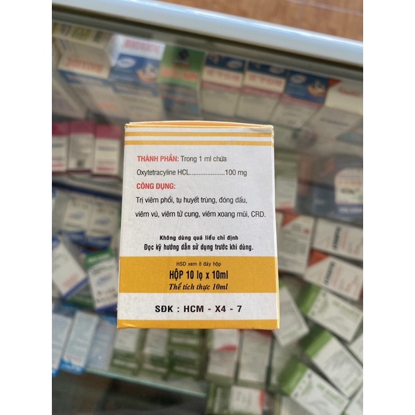 Tetramycin bệnh đậu gà , mụn loét ngoài da ở gà đá, chim cảnh .