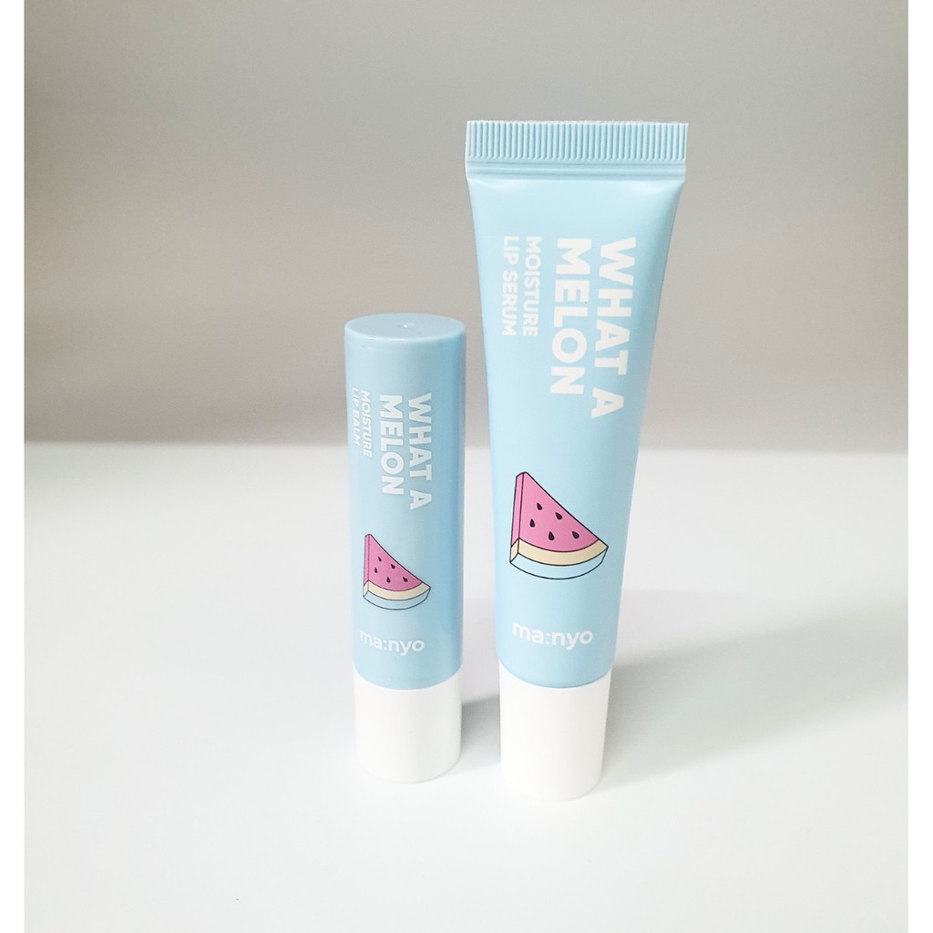 Son dưỡng môi Manyo what a melon lip serum / lip balm / our vegan