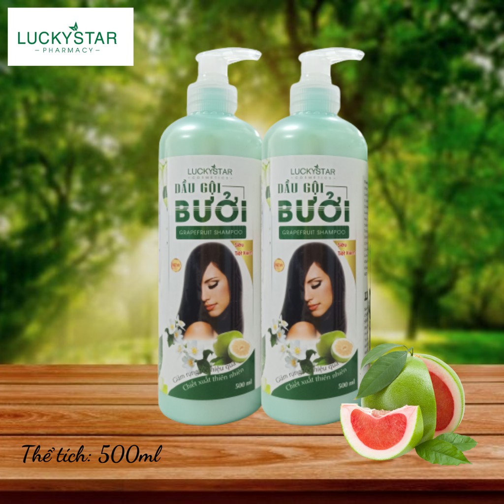 Dầu Gội Tinh Chất Bưởi Lucky Star (500ml)