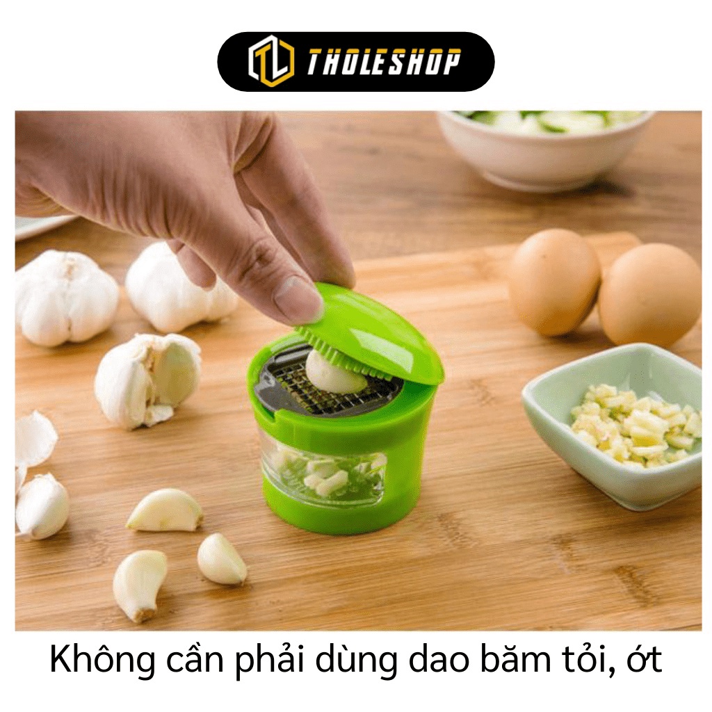 [SGD] Máy Xay Tỏi - Dụng Cụ Xay, Băm, Nghiền Hành, Tỏi, Ớt Bằng Tay Tiện Lợi 5876