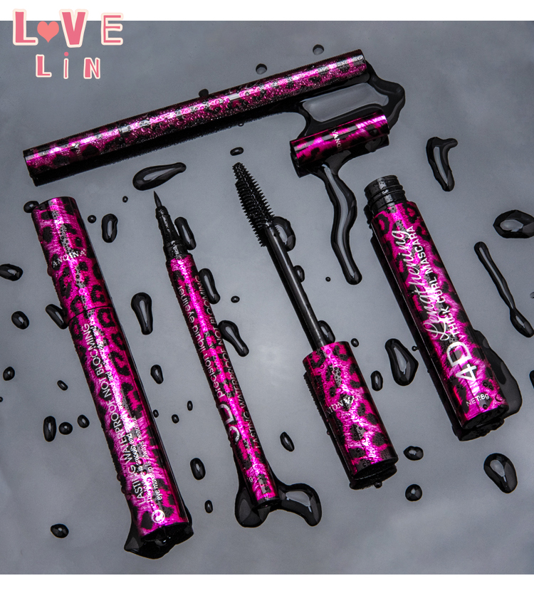 [Hàng mới về] Set mascara và bút kẻ mắt 2 trong 1 chống nước và mồ hôi trang điểm làm đẹp