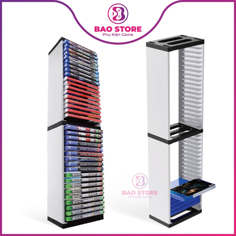 Kệ đựng đĩa 36 đĩa game PS5 / PS4 / Xbox One / Nintendo Switch