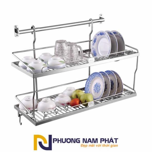 Kệ úp Chén (Bát) Treo Tường Bằng inox 304 Cao Cấp.Kệ đựng để chén bát bằng inox