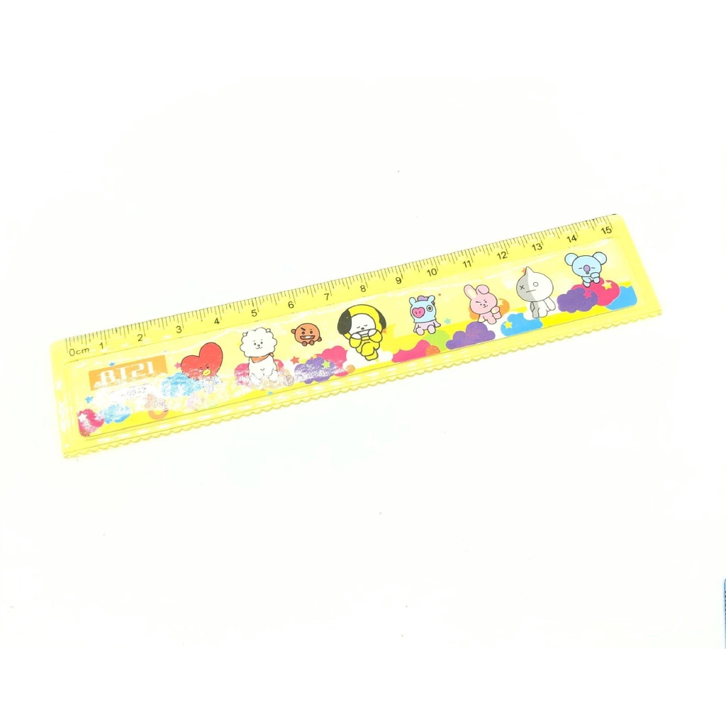 KPOP BT21 Thước kẻ BTS 15cm