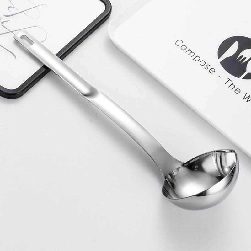 Thìa tách dầu mỡ bằng thép không gỉ 304 chăm sóc sức khỏe an toàn