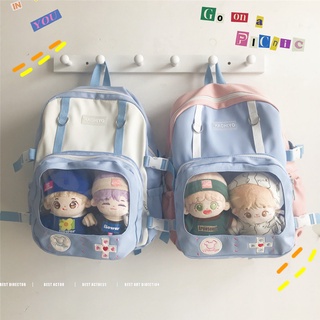 Balo đựng doll 10cm 15cm 20cm - Balo đi học ulzzang phong cách Hàn Quốc