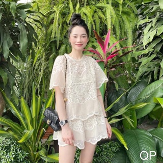 Sét ren cộc hàng cao cấp 😍( kèm ảnh chụp thật loại 1)