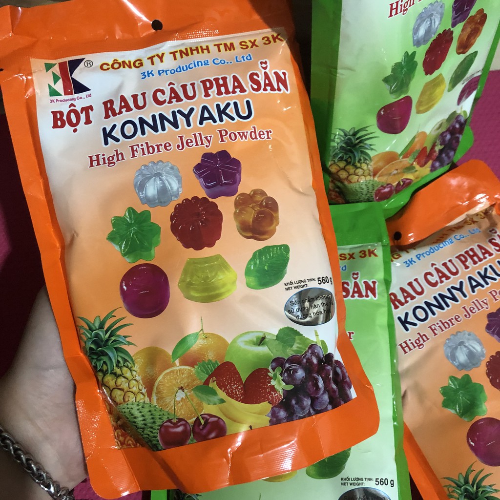 Bột rau câu pha sẵn KONNYAKU (560gr)