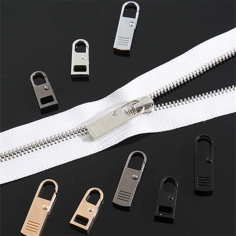 Set 5 Khóa Kéo Kim Loại Có Thể Tháo Rời Cho Quần Áo / Túi Xách / Áo Khoác / Giày