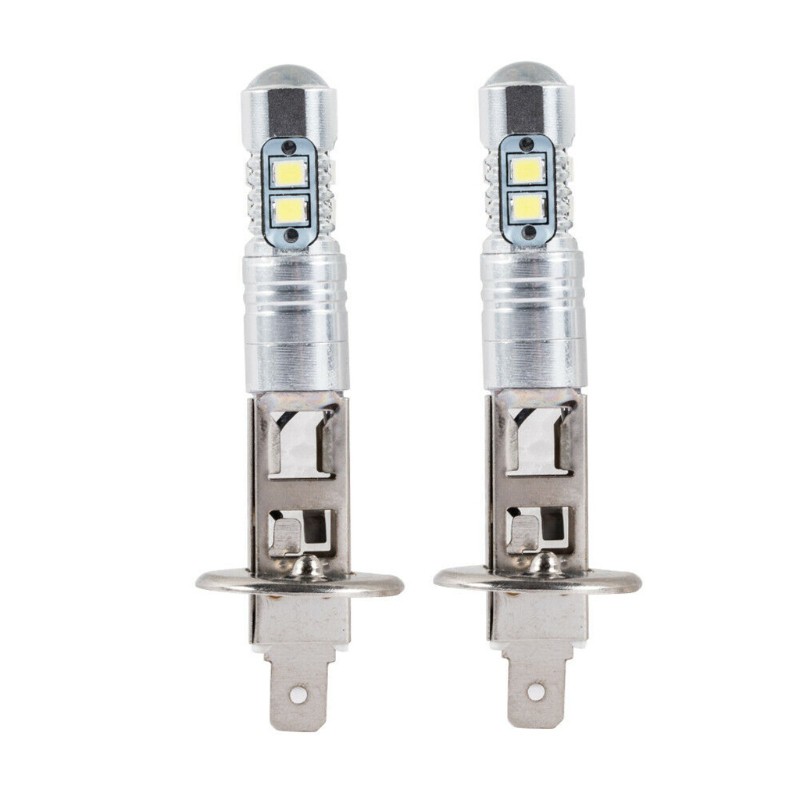 1 Cặp Bóng Đèn Led Sương Mù Siêu Sáng Dc 12v H3 H1 10smd 2835 600lm 50w Cho Xe Hơi