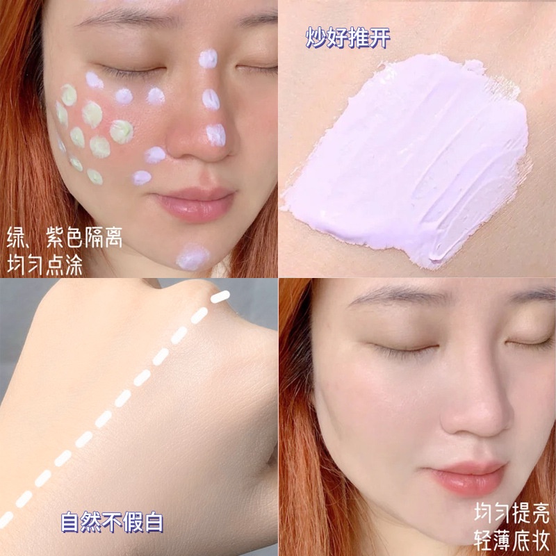 Kem lót Xixi, kem lót kiềm dầu dưỡng ẩm che khuyết điểm nội địa trung F36 Sammi beauty