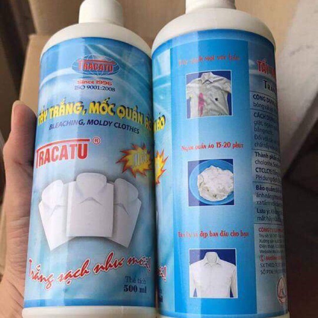 Nước Tẩy Mốc Tẩy Trắng Tracatu