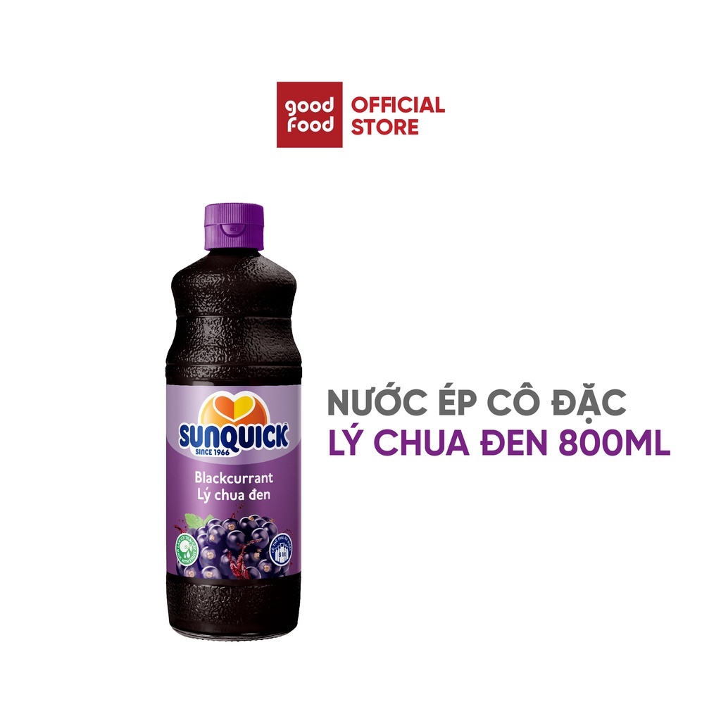Nước Ép  Sunquick lý chua đen 800ml - 1 chai