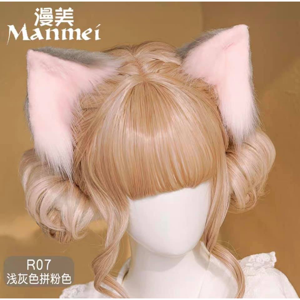 Tai mèo, cáo xù lông, cosplay nhiều màu