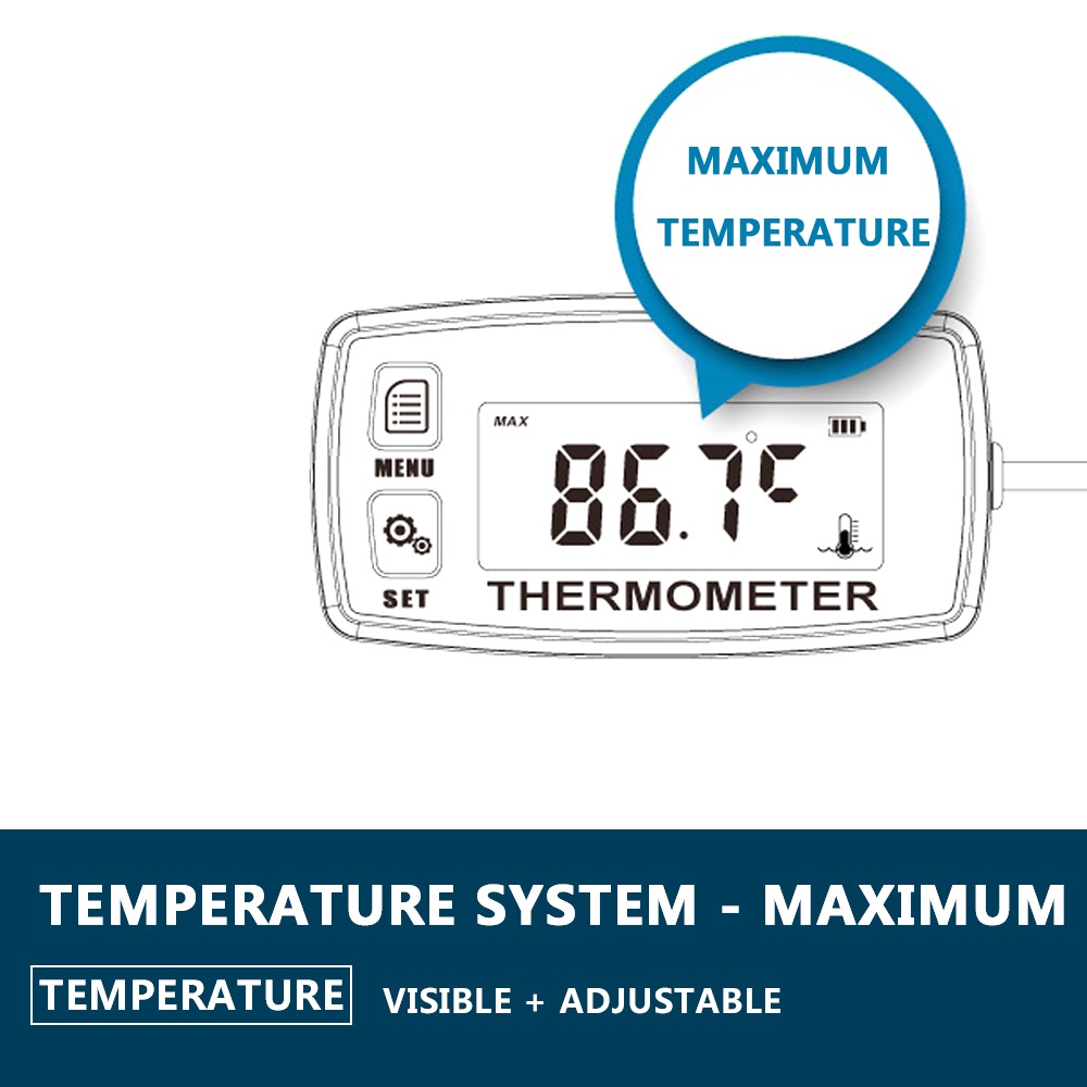 Replaceable Battery Hour Meter for Motorcycle ATV Lawn Mower Inductive Tachometer Gauge Alert RPM EngineBacklit Resettable Tacho Hour Meters