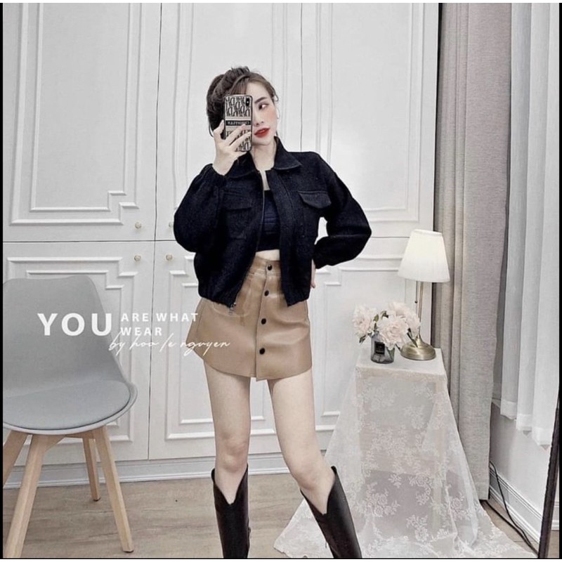 ÁO KHOÁC DẠ CỔ BẺ BO | BigBuy360 - bigbuy360.vn