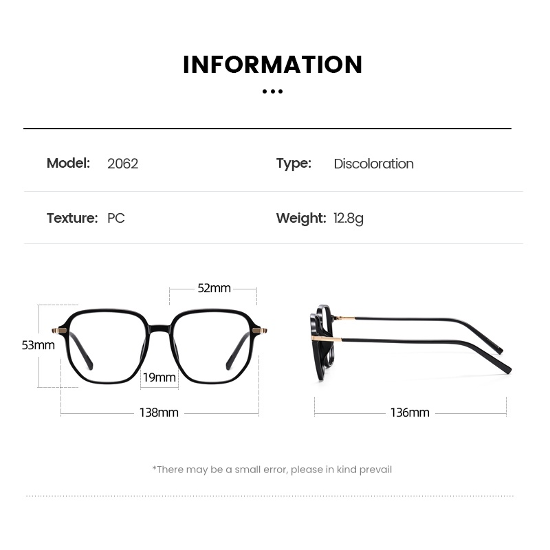 Kính mắt PLAMIS gọng kim loại chống tia bức xạ và ánh sáng xanh thời trang dành cho cả nam và nữ